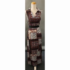 CASUAL Red Print Dress